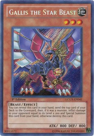 Gallis the Star Beast [LCGX-EN041] Secret Rare | GnG Games