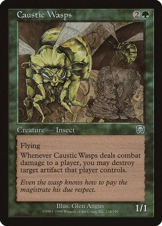 Caustic Wasps [Mercadian Masques] | GnG Games