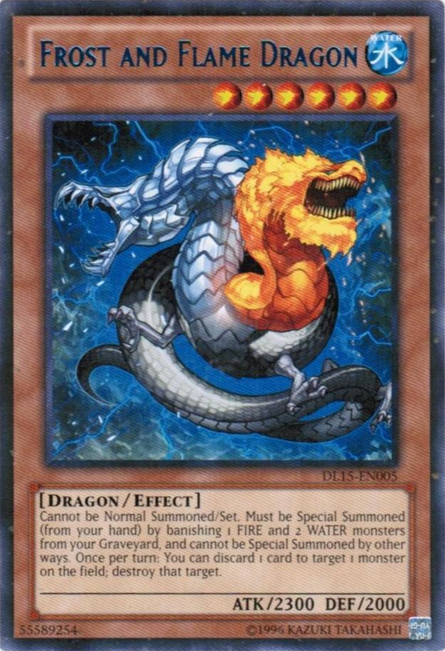 Frost and Flame Dragon (Blue) [DL15-EN005] Rare | GnG Games