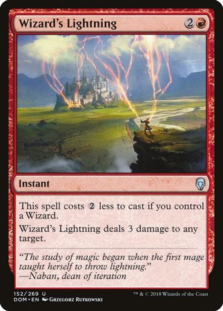 Wizard's Lightning [Dominaria] | GnG Games