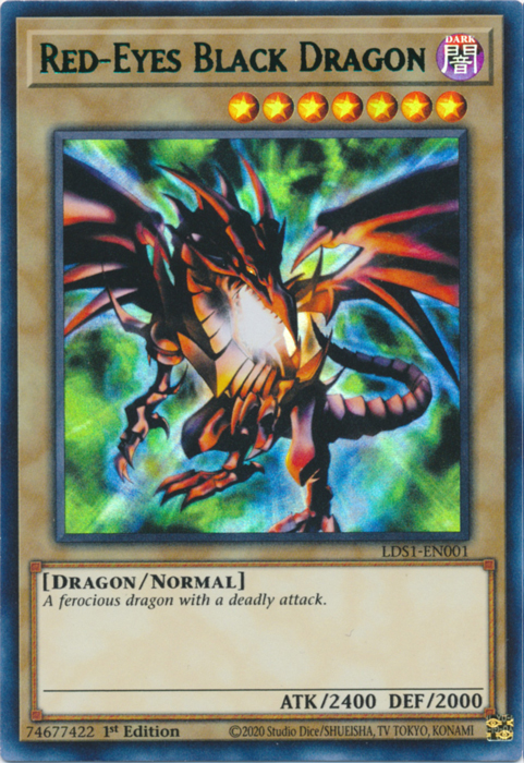 Red-Eyes Black Dragon (Green) [LDS1-EN001] Ultra Rare | GnG Games