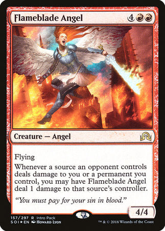 Flameblade Angel [Shadows over Innistrad Promos] | GnG Games