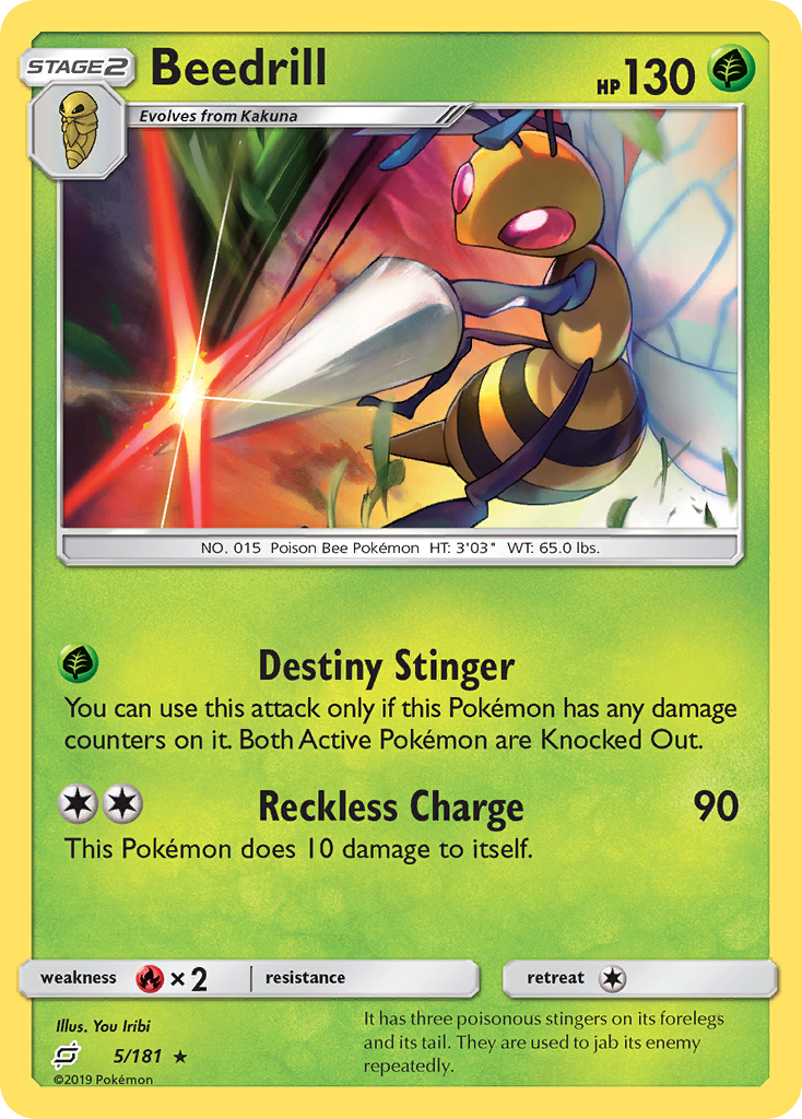 Beedrill (5/181) [Sun & Moon: Team Up] | GnG Games