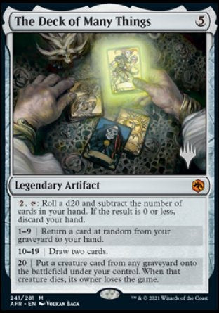 The Deck of Many Things (Promo Pack) [Dungeons & Dragons: Adventures in the Forgotten Realms Promos] | GnG Games
