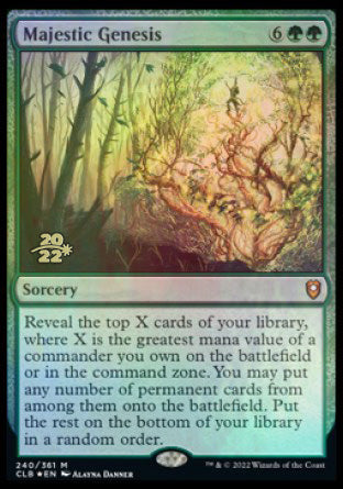 Majestic Genesis [Commander Legends: Battle for Baldur's Gate Prerelease Promos] | GnG Games