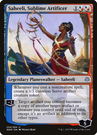 Saheeli, Sublime Artificer [War of the Spark] | GnG Games