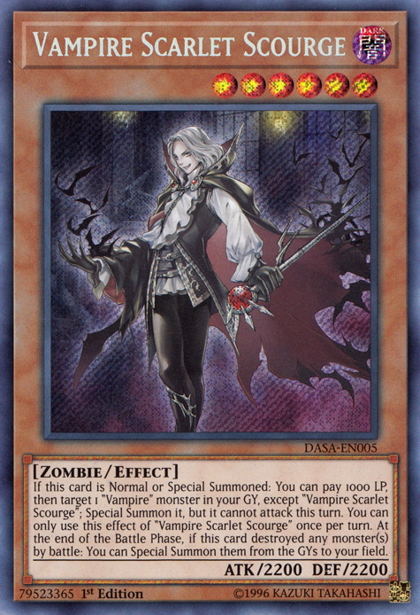 Vampire Scarlet Scourge [DASA-EN005] Secret Rare | GnG Games