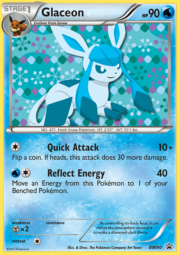 Glaceon (BW90) [Black & White: Black Star Promos] | GnG Games