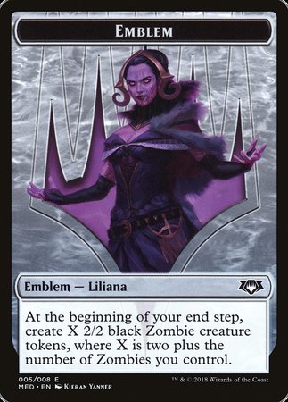 Emblem - Liliana, the Last Hope [Mythic Edition Tokens] | GnG Games