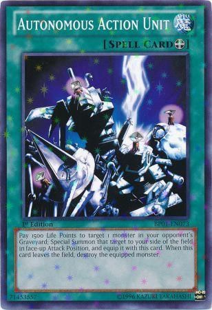 Autonomous Action Unit [BP01-EN073] Starfoil Rare | GnG Games