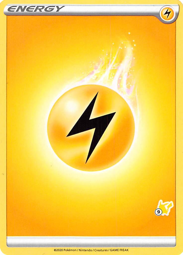 Lightning Energy (Pikachu Stamp #9) [Battle Academy 2022] | GnG Games