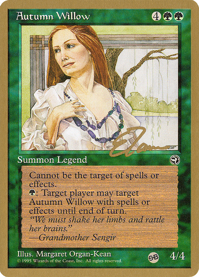 Autumn Willow (Eric Tam) (SB) [Pro Tour Collector Set] | GnG Games