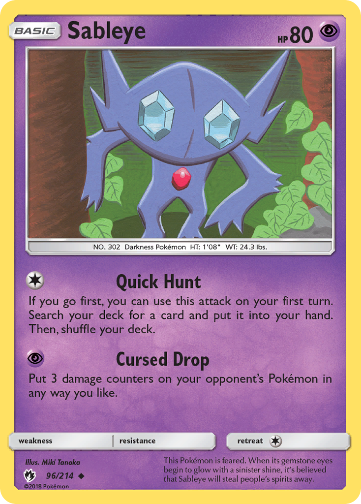 Sableye (96/214) [Sun & Moon: Lost Thunder] | GnG Games