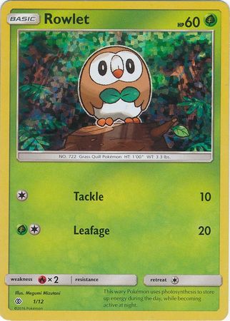 Rowlet (1/12) [McDonald's Promos: 2017 Collection] | GnG Games