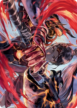 Risona, Asari Commander Art Card [Kamigawa: Neon Dynasty Art Series] | GnG Games