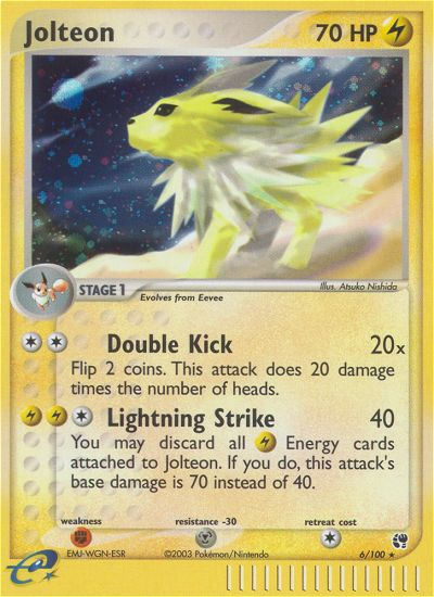 Jolteon (6/100) [EX: Sandstorm] | GnG Games