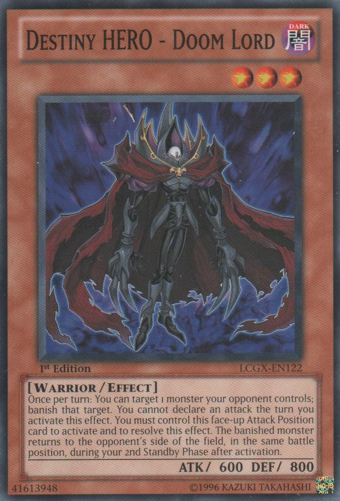 Destiny HERO - Doom Lord [LCGX-EN122] Common | GnG Games