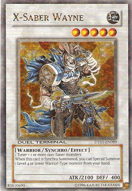 X-Saber Wayne [DT01-EN089] Ultra Rare | GnG Games