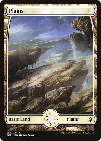 Plains (251) - Full Art [Battle for Zendikar] | GnG Games