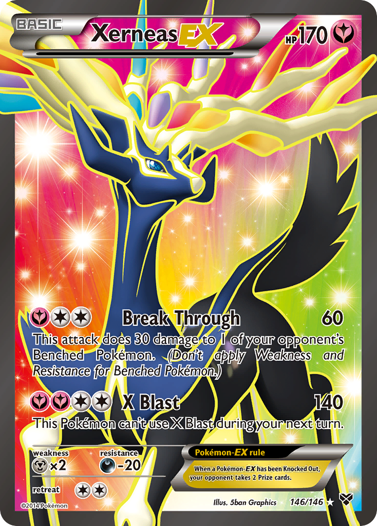 Xerneas EX (146/146) [XY: Base Set] | GnG Games