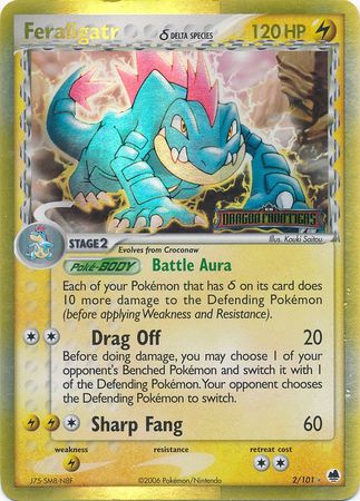 Feraligatr (2/101) (Delta Species) (Stamped) [EX: Dragon Frontiers] | GnG Games