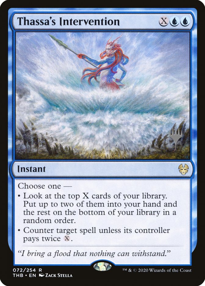Thassa's Intervention (Promo Pack) [Theros Beyond Death Promos] | GnG Games