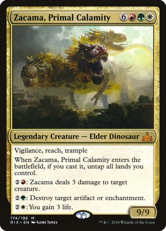 Zacama, Primal Calamity [Rivals of Ixalan] | GnG Games