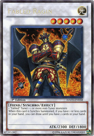 Fabled Ragin [HA03-EN058] Secret Rare | GnG Games