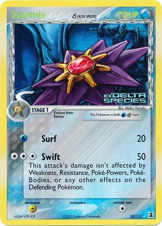 Starmie (30/113) (Delta Species) (Stamped) [EX: Delta Species] | GnG Games