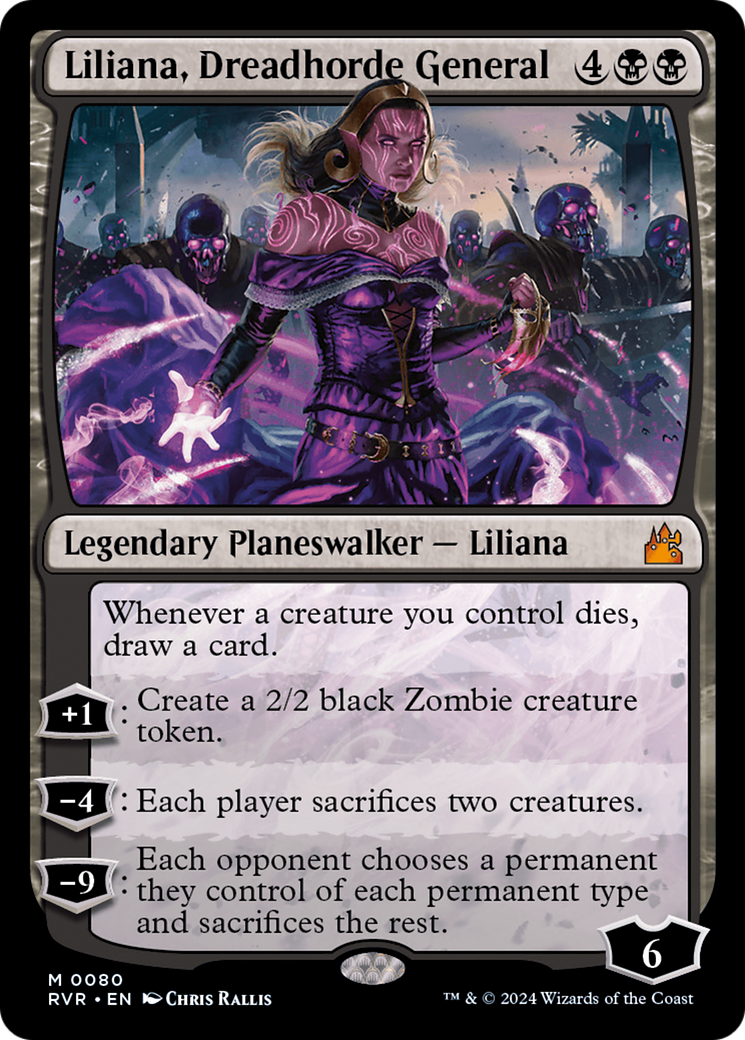 Liliana, Dreadhorde General [Ravnica Remastered] | GnG Games