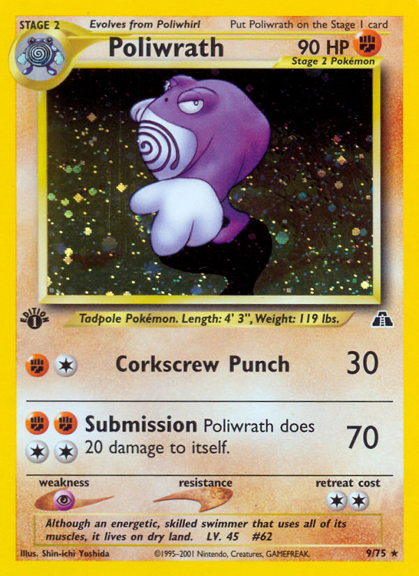 Poliwrath (9/75) [Neo Discovery 1st Edition] | GnG Games