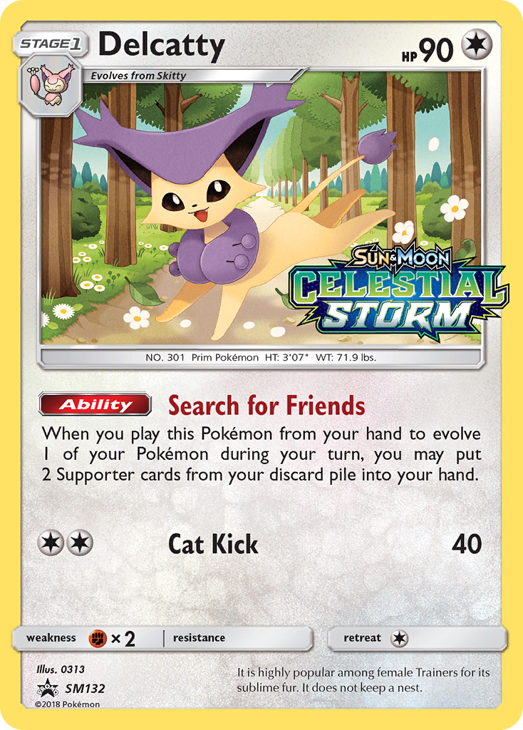 Delcatty (SM132) [Sun & Moon: Black Star Promos] | GnG Games