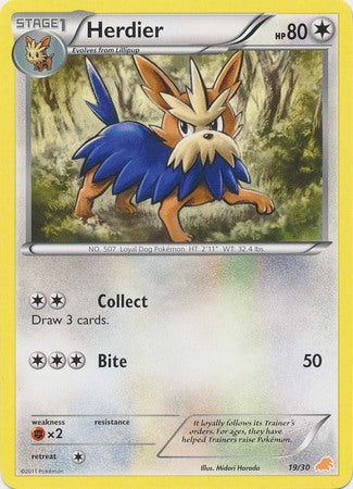 Herdier (19/30) [Black & White: Trainer Kit - Excadrill] | GnG Games