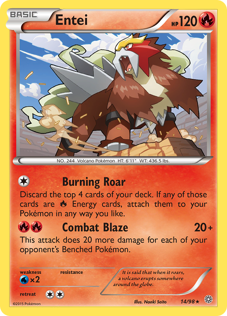 Entei (14/98) [XY: Ancient Origins] | GnG Games