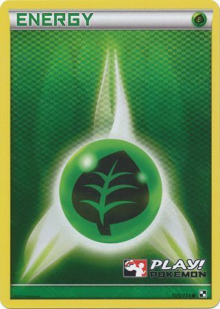 Grass Energy (105/114) (Play Pokemon Promo) [Black & White: Base Set] | GnG Games