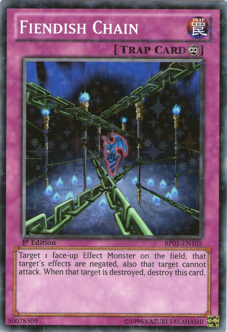 Fiendish Chain [BP01-EN105] Starfoil Rare | GnG Games