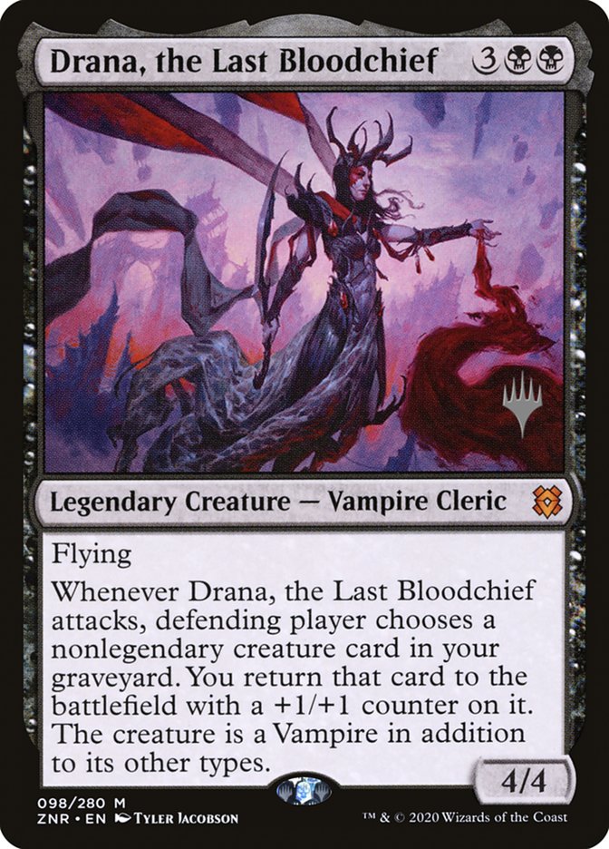 Drana, the Last Bloodchief (Promo Pack) [Zendikar Rising Promos] | GnG Games