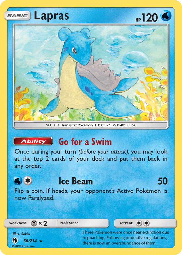 Lapras (56/214) [Sun & Moon: Lost Thunder] | GnG Games