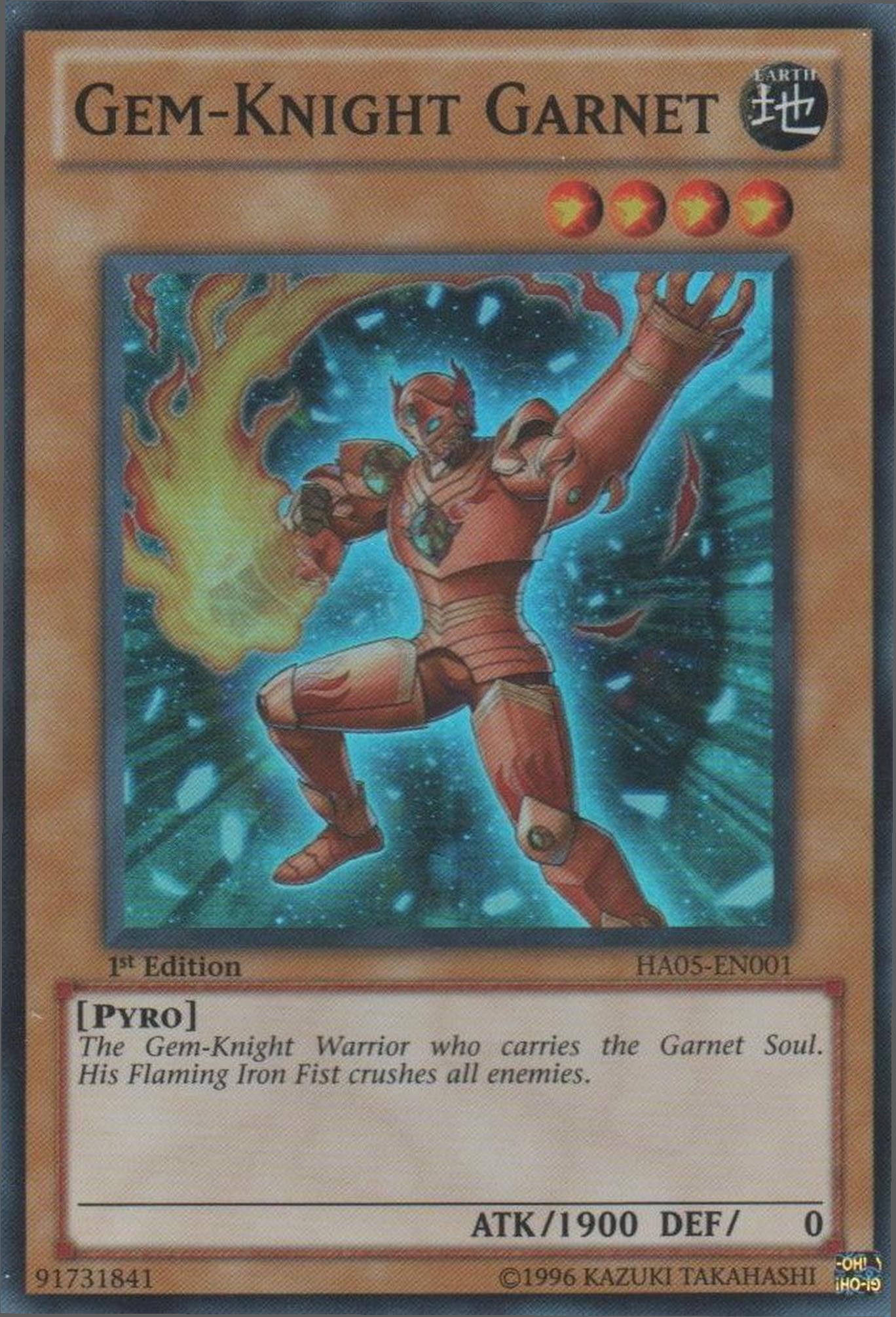 Gem-Knight Garnet [HA05-EN001] Super Rare | GnG Games