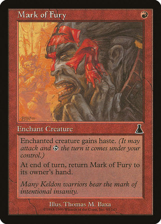 Mark of Fury [Urza's Destiny] | GnG Games