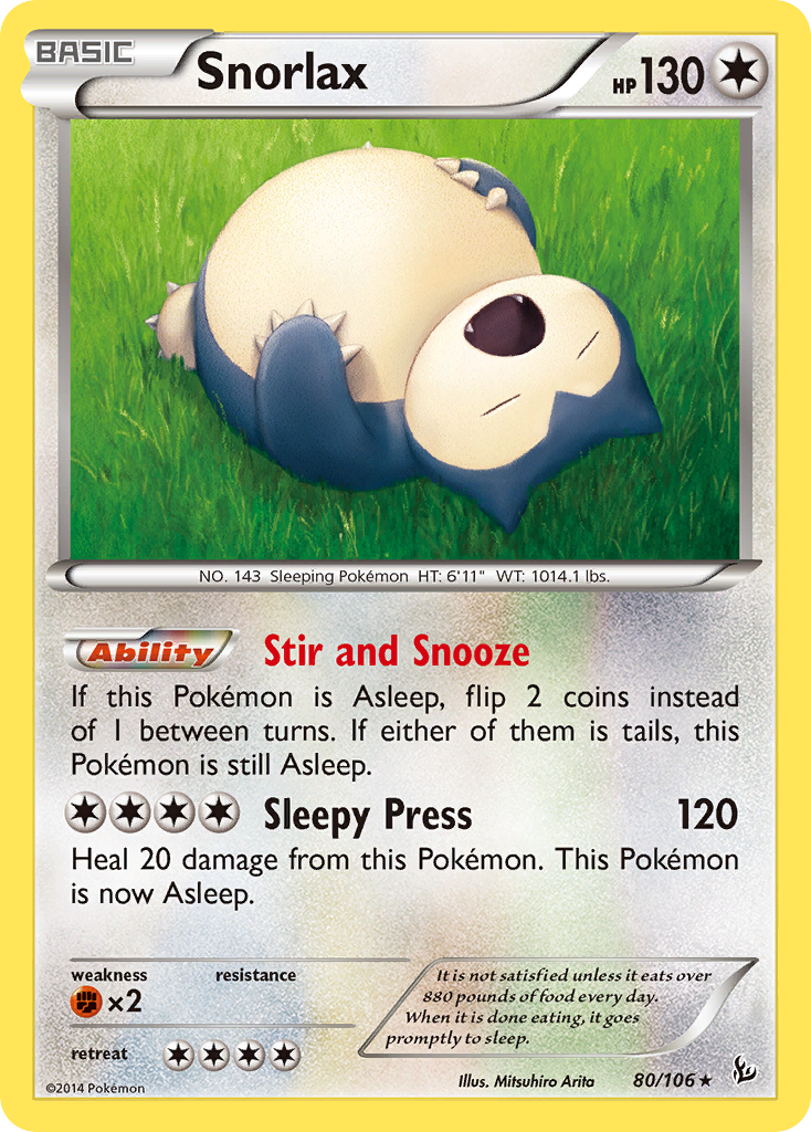 Snorlax (80/106) [XY: Flashfire] | GnG Games