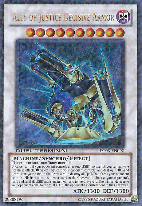 Ally of Justice Decisive Armor [DT03-EN090] Ultra Rare | GnG Games