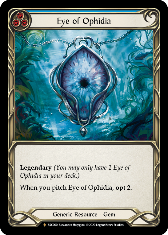 Eye of Ophidia [ARC000] Unlimited Edition Rainbow Foil | GnG Games