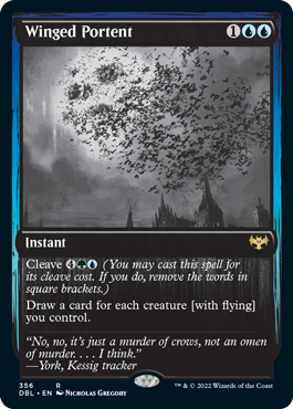 Winged Portent [Innistrad: Double Feature] | GnG Games