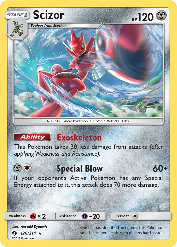 Scizor (126/214) [Sun & Moon: Lost Thunder] | GnG Games