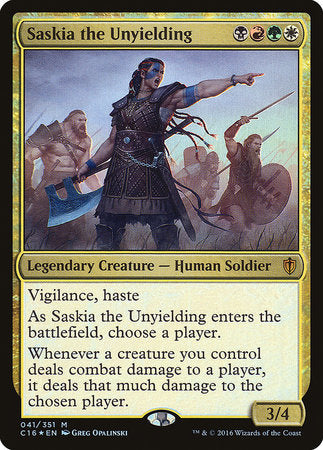 Saskia the Unyielding [Commander 2016] | GnG Games