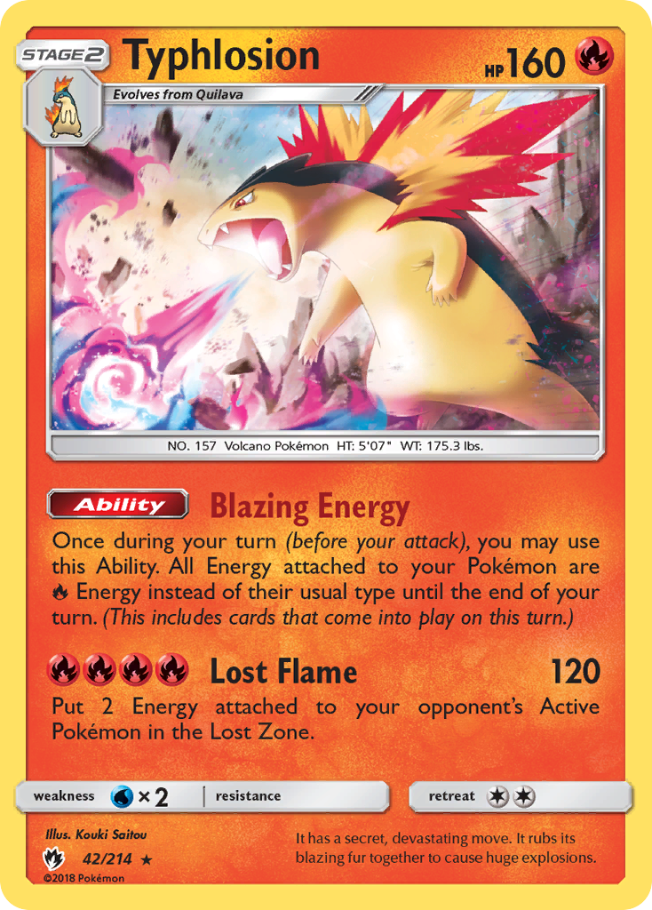 Typhlosion (42/214) [Sun & Moon: Lost Thunder] | GnG Games