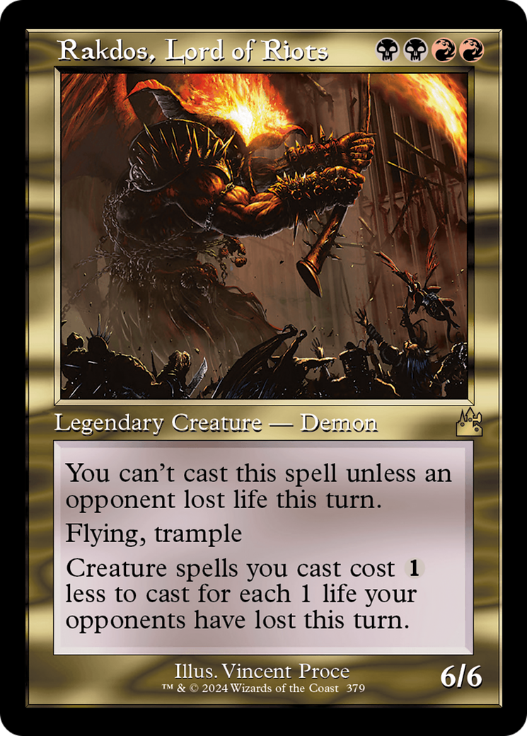 Rakdos, Lord of Riots (Retro Frame) [Ravnica Remastered] | GnG Games