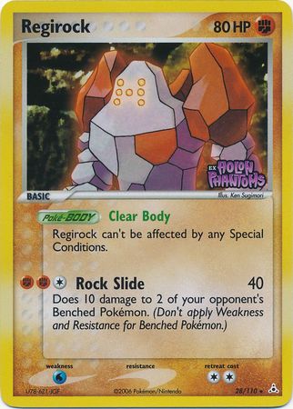 Regirock (28/110) (Stamped) [EX: Holon Phantoms] | GnG Games