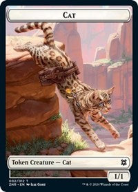 Cat // Hydra Double-sided Token [Zendikar Rising Tokens] | GnG Games